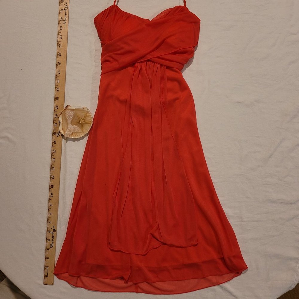 1 Apricot Criss Cross Dress by Alyn Paige